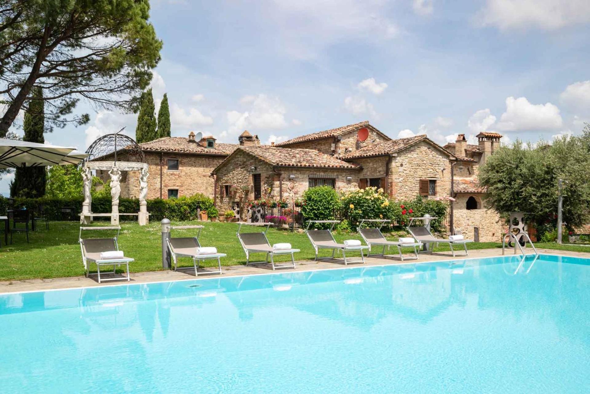 Hotel Borgo Di Celle Città di Castello Esterno foto